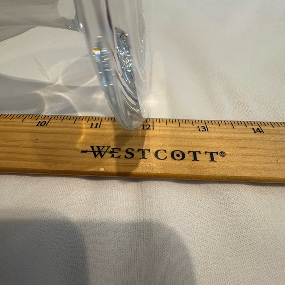 Elegant Glass Candle Holders Set of 2 Mikasa Tulip Crystal candle Holders - Picture 8 of 10